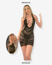 Hkmeair Khushi Print Sexy Net Bodystocking No H8243