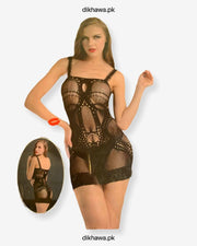 Hkmeair Khushi Print Sexy Net Bodystocking No 8891