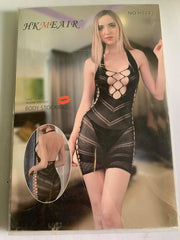 Hkmeair Khushi Print Sexy Net Bodystocking No H8243