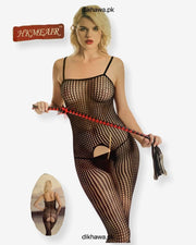 Hkmeair Khushi Print Sexy Net Bodystocking No 8055