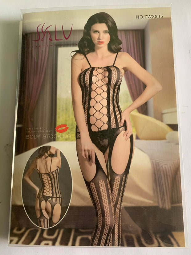 Hkmeair Khushi Print Sexy Net Bodystocking No ZW8845