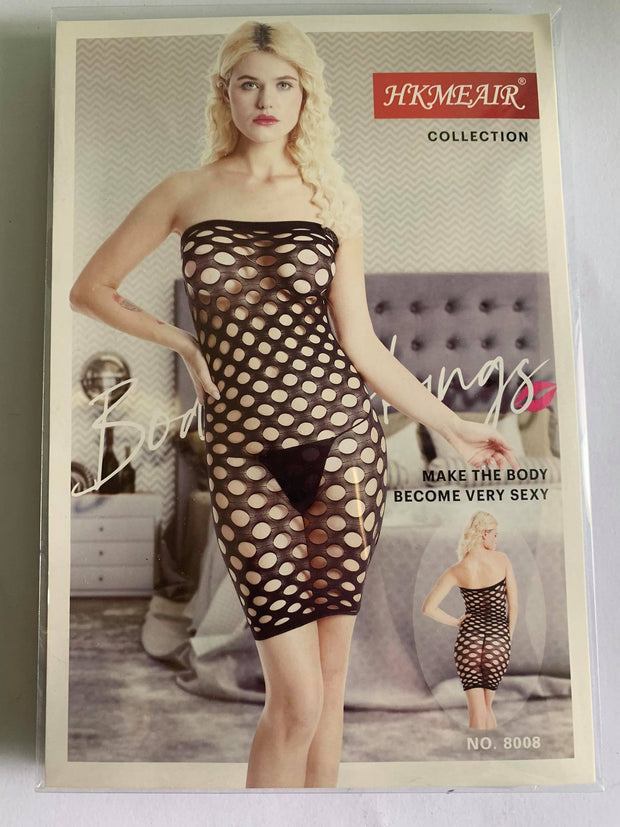 Hkmeair Khushi Print Sexy Net Bodystocking No 8008