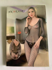 Hkmeair Khushi Print Sexy Net Bodystocking No H8266