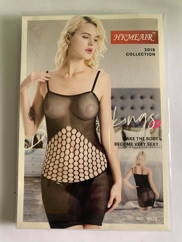 Hkmeair Khushi Print Sexy Net Bodystocking No 8022