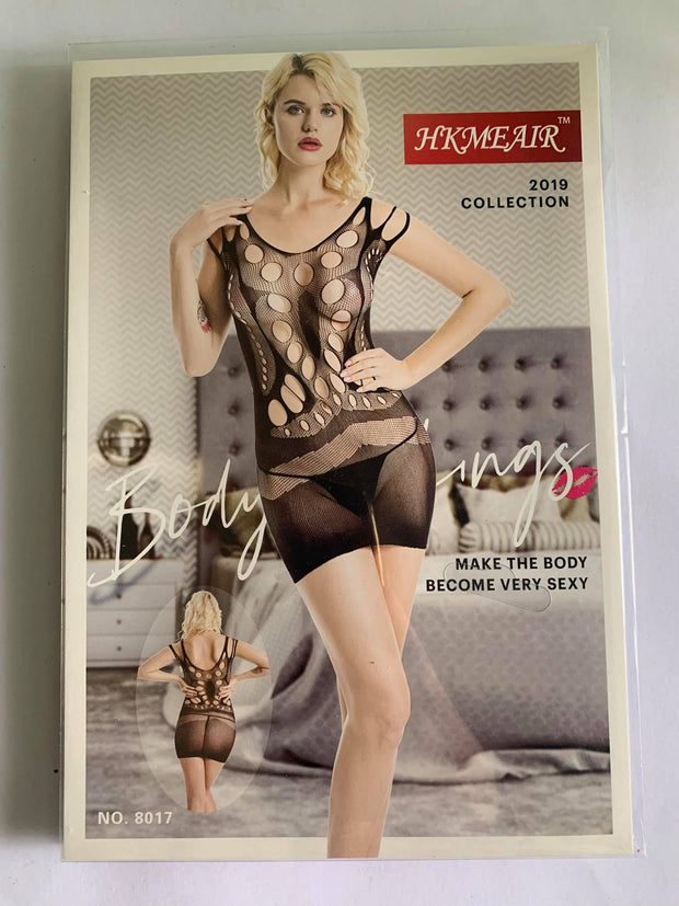 Hkmeair Khushi Print Sexy Net Bodystocking No 8017
