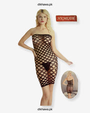 Hkmeair Khushi Print Sexy Net Bodystocking No 8008