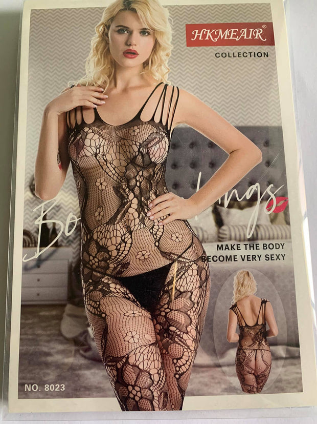 Hkmeair Khushi Print Sexy Net Bodystocking No 8023