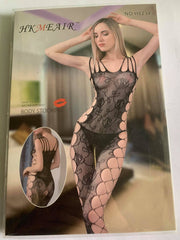 Hkmeair Khushi Print Sexy Net Bodystocking No H8234