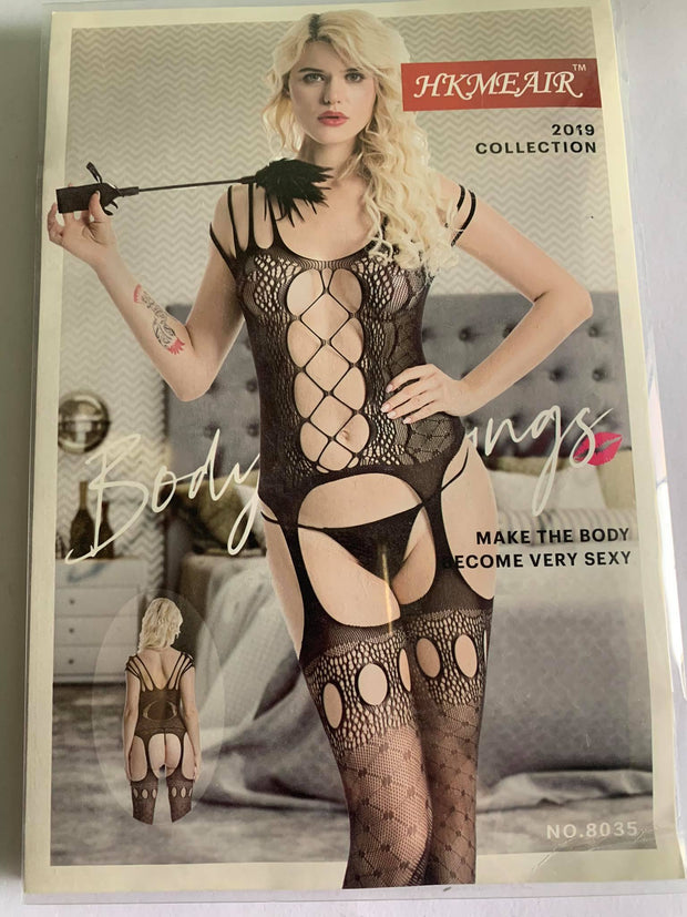 Hkmeair Khushi Print Sexy Net Bodystocking No 8035