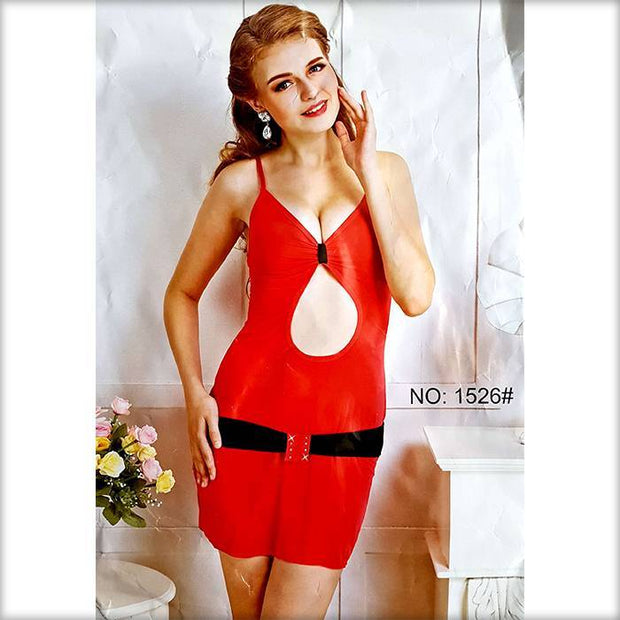 Red Rose Nighty - 1526 - Nighty - diKHAWA Online Shopping in Pakistan