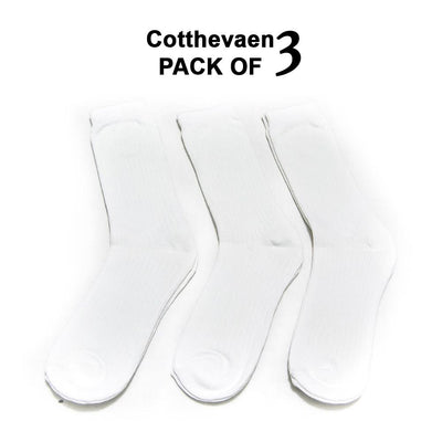 Pack of 3 Men's Cotthevaen Uniform Sock - KL-28 - Mens Socks - diKHAWA Online Shopping in Pakistan