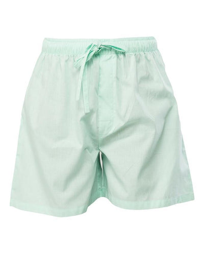 Egyptian Cotton Mint Green color Shorts for Men's