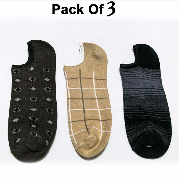 Pack of 3 Men's Socks Low Cut Value Pack - KL-03 - Mens Socks - diKHAWA Online Shopping in Pakistan