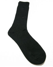 Black Men's Cotton Rib Socks - KL-20 - Mens Socks - diKHAWA Online Shopping in Pakistan