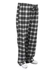 Men's Cotton Checkered Pajama - Black & White - Mens Pajama - diKHAWA Online Shopping in Pakistan