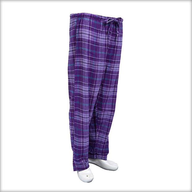 Purple Checkered Pajama For Women - Ladies Pyjama - diKHAWA Online Shopping in Pakistan