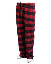 Men's Cotton Checkered Pajama - Black & Red - Mens Pajama - diKHAWA Online Shopping in Pakistan