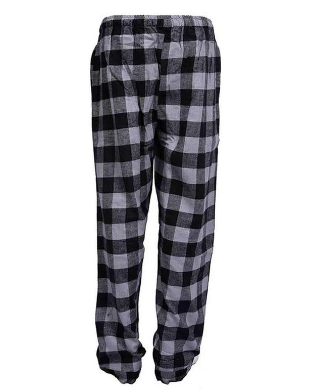 Men's Cotton Checkered Pajama - Black - Mens Pajama - diKHAWA Online Shopping in Pakistan