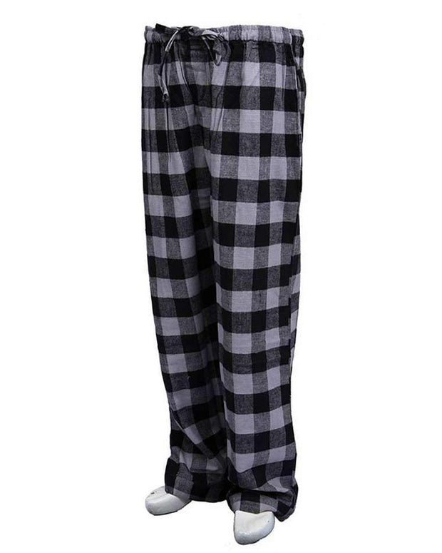 Men's Cotton Checkered Pajama - Black - Mens Pajama - diKHAWA Online Shopping in Pakistan