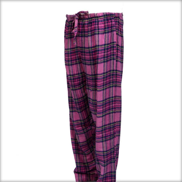 Pink & Black Checkered Pajama For Women - Ladies Pyjama - diKHAWA Online Shopping in Pakistan