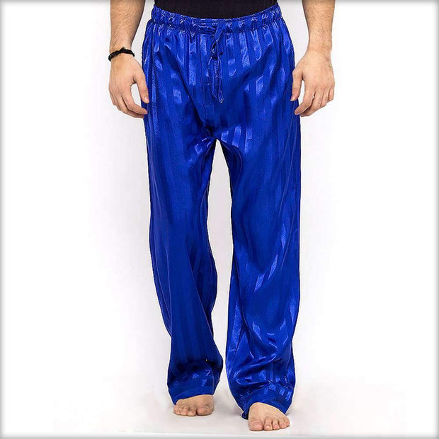 100% Polyester Satin Stripe Men's Trouser RB - Mens Pajama - diKHAWA Online Shopping in Pakistan