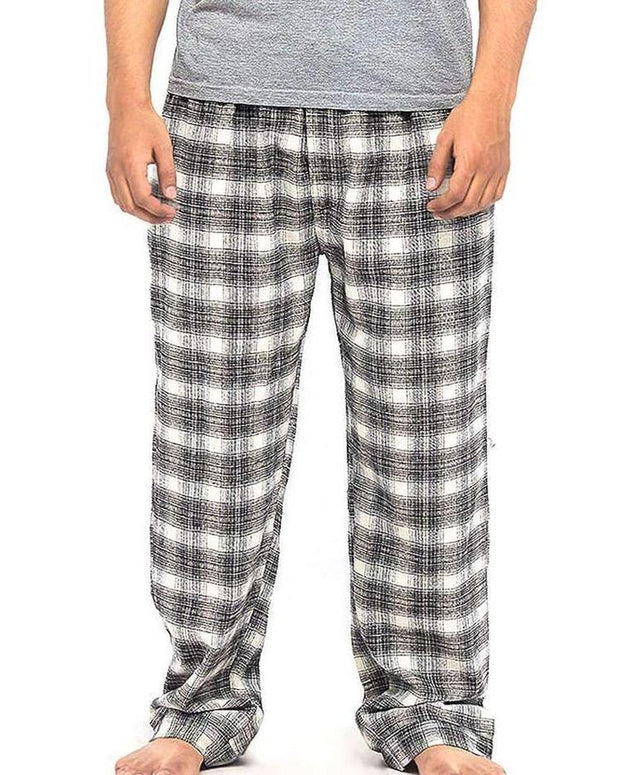 Pack of 2 - Men's Cotton Check Pajama - Cotton Yarn Dyed Flannel Men's Pajama MF-14