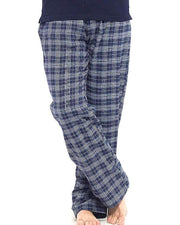 Pack of 2 - Men's Cotton Check Pajama - Cotton Yarn Dyed Flannel Men's Pajama MF-13