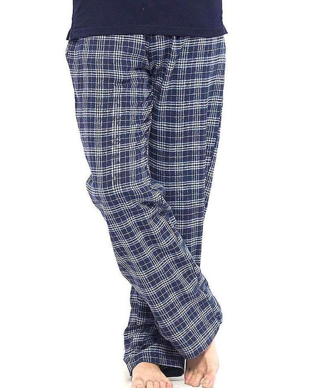 Pack of 2 - Men's Cotton Check Pajama - Cotton Yarn Dyed Flannel Men's Pajama MF-13