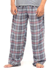 Pack of 2 - Men's Cotton Check Pajama - Cotton Yarn Dyed Flannel Men's Pajama MF-02