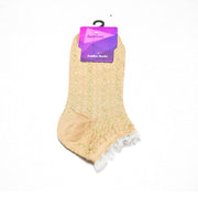 Pack of 3 Comfort Ladies Lace Socks - KL-23 - Ladies Socks - diKHAWA Online Shopping in Pakistan