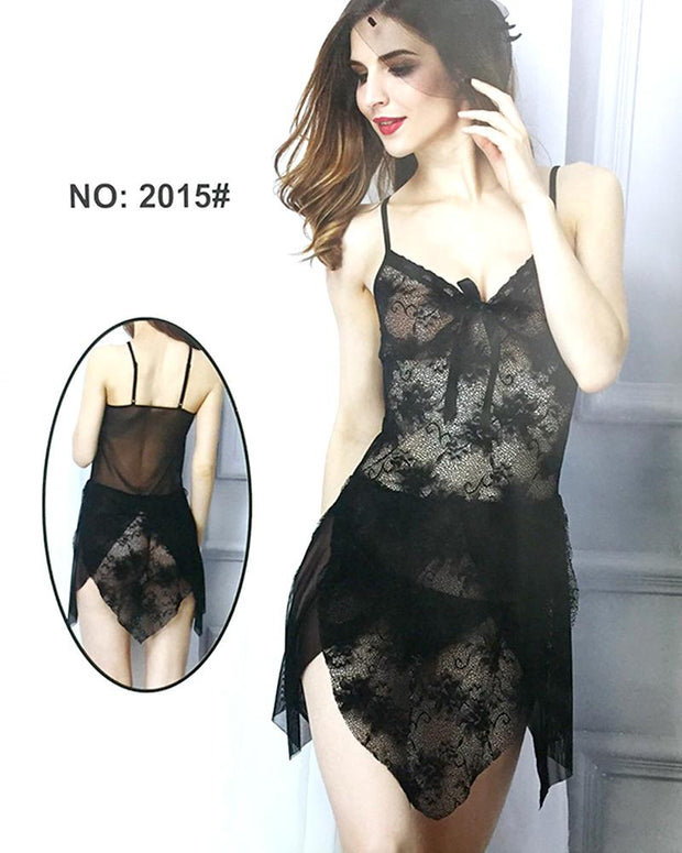 Sexy Cotton Net Short Nighty For Women - 2015#