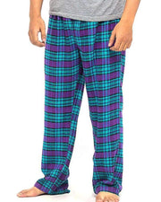 Pack of 2 - Men's Cotton Check Pajama - Cotton Yarn Dyed Flannel Men's Pajama MF-18