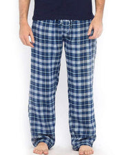 Pack of 2 - Men's Cotton Check Pajama - Cotton Yarn Dyed Flannel Men's Pajama MF-18