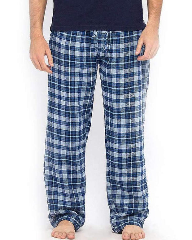 Pack of 2 - Men's Cotton Check Pajama - Cotton Yarn Dyed Flannel Men's Pajama MF-18