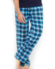 Pack of 2 - Men's Cotton Check Pajama - Cotton Yarn Dyed Flannel Men's Pajama MF-08