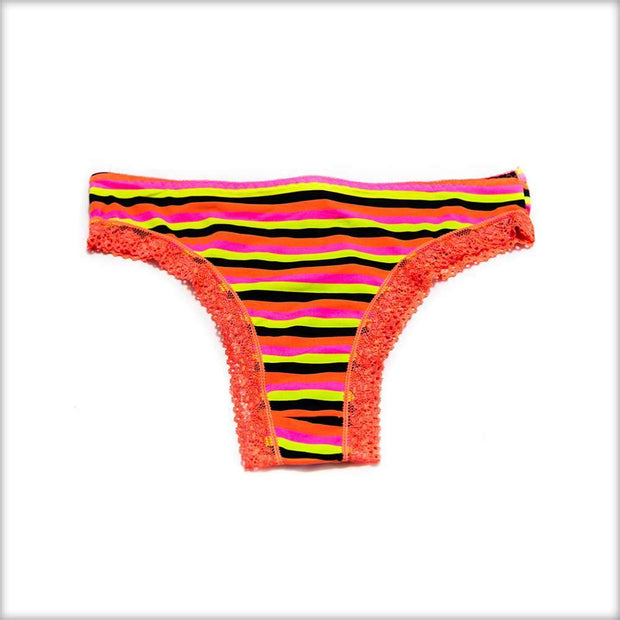 Lining Peach Lace Panty - Panty - diKHAWA Online Shopping in Pakistan