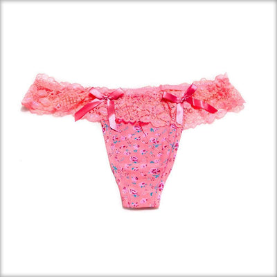 Net Lace Frill Pink Panty - Panty - diKHAWA Online Shopping in Pakistan