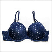 Victoria's Secret - Pushup Bra Panty Set - Polka Dotted Seamless Bra