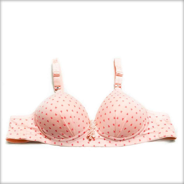 Single Padded Tea Pink Bra - Bras - diKHAWA Online Shopping in Pakistan