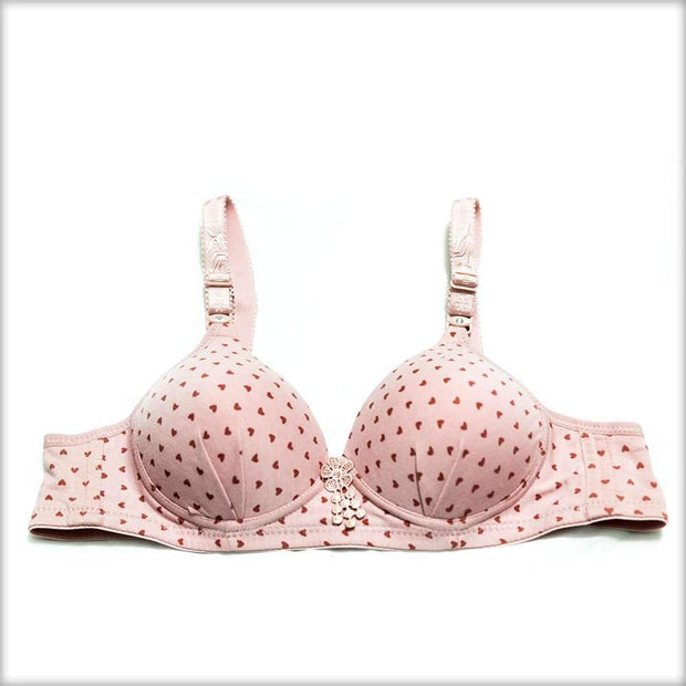 Single Padded Tea Pink Bra - Bras - diKHAWA Online Shopping in Pakistan