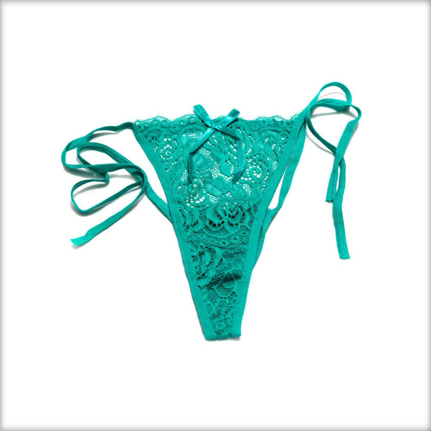 Pack Of 3 Lace Tie Bikini Panty - Panty - diKHAWA Online Shopping in Pakistan