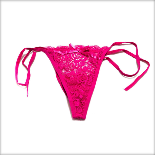 Pack Of 3 Lace Tie Bikini Panty - Panty - diKHAWA Online Shopping in Pakistan