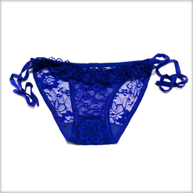 Bikini Style Blue Net Panty - Panty - diKHAWA Online Shopping in Pakistan