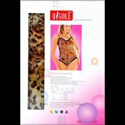 Tiger Print 2 PCs Camisole & Panty - Lingerie Set - Q Girl - Cami Set - diKHAWA Online Shopping in Pakistan