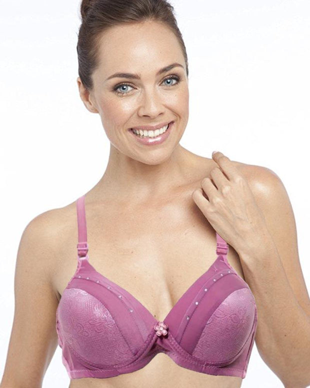 Single Padded Purple Bra