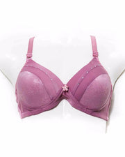 Single Padded Purple Bra - Bras - diKHAWA Online Shopping in Pakistan