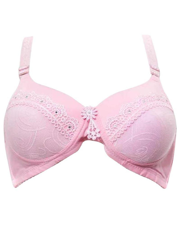 Pink Imported Single Padded Bra