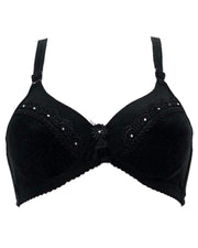 Black Imported Single Padded Bra