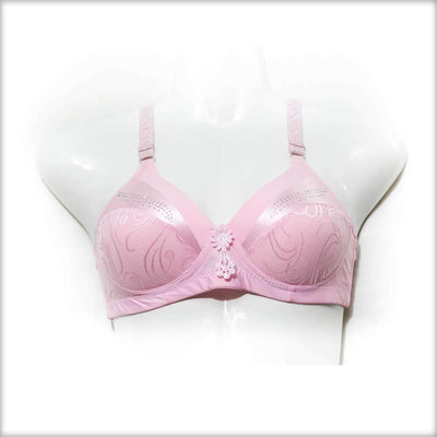 Single Padded Imported Bra Light Pink - Bras - diKHAWA Online Shopping in Pakistan