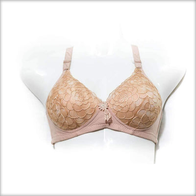 Single Padded Fancy Skin Bra - Bras - diKHAWA Online Shopping in Pakistan